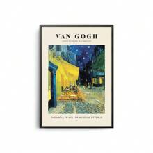 1pc Famous Vintage Artist Van Gogh Mid-Century Posters The Starry Canvas Painting Wall Arts Museum Living Room Home Decor No Frame