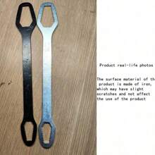 Universal Multifunctional Wrench, Adjustable Jaw Size (14-22Mm), Portable Manual Tool - Suitable For Automobiles And Household Use, Double Headed Hexagonal Wrench Set, Universal Size, Mechanical Manual Tool, Metal, Manual, Non Electric - Essential For Toolboxes