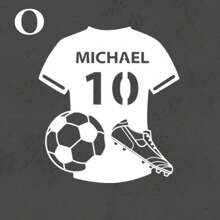 Customized Metal Logos For Football Decor, Basketball Decor, And Rugby Players,Room Decor Gifts For Football , Basketball, And Rugby Enthusiasts, Customized Wall Decorations For Football, Basketball, And Rugby Players, Player Name Logos, Gifts For Football Players, And Sports Wall Paintings Wall Decor Birthday Graduation