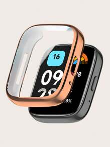1 pieza Funda protectora de TPU de cobertura completa con protección de choque y resistor de unicolor, compatible con Redmi Watch 3 Active - Reloj Redmi 3 Activo - Ver 13