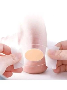 100pcs Clear Thin Invisible Shoe Friction Pads, Anti-Chafing For High Heels