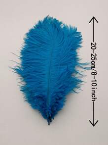 5pcs Artificial Ostrich Feather 20-25cm For Jewelry Making DIY Wedding Home Decoration Artificial Feather Table Centerpiece Crafts Clothes Accessories Cake Decoration - Multicolor - View 31