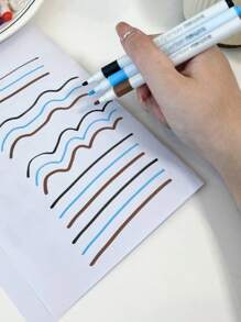 12/24/36/48/60 Stück Acrylstifte, Set mit Steinalfarbstiften für Keramik, Glas, Holz, DIY Bastelarbeiten, Zeichnen, Kunsthandwerk, Schulmaterial (sortierte Gehäuse-Buchstaben, Muster & einfache Ausführung), Schulanfang