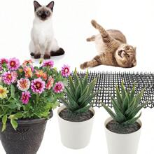 20x40cm Anti-Katzen Stachelmatten, zuschneidbar & verbindbar für Garten, Rasenfläche, Balkon, Sofa
