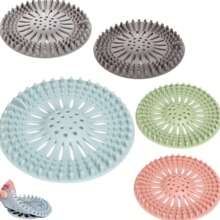 1pc Shower Drain Hair Collector - Silicone Drain Plugs, Anti Clogging Drain Hair Collectors, Bathroom Accessories For Bathtubs, Sinks, And Kitchens