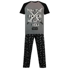 Disney Star Wars Pyjamas | Star Wars Lightsaber Mens' Pyjama Set | Mens' Loungewear