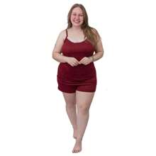 Kit 2 Conjuntos Baby Doll Pijama Short Doll Plus Size Suede Confortável Moda Feminina Linha Noite - Multicolorido - Visão 6