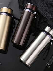 1个800/1000毫升不锈钢双层真空保温瓶，哑光表面，适用于盛装水、茶、咖啡，四季皆宜的户外杯、车载杯，是休闲、日常使用、办公、户外聚会、运动、旅行、露营、驾驶等多种场景的高品质之选。 - 彩色 - 查看 6