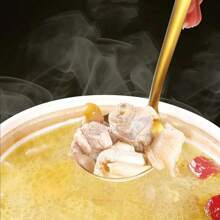 6pcs Gold-Plated Stainless Steel Kitchen Utensil Set - Includes Soup Spoon, Colander, Frying Shovel & More - Essential Cooking Tools For Home Chefs - Multicolor - View 12