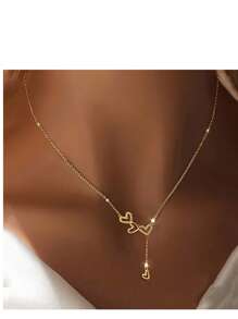 1 szt. Wieczny damski naszyjnik, miłość do codziennego noszenia