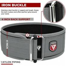 Weight Lifting Belt By, Weight Training Powerlifting Belt, Fitness Gym Belt