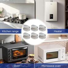 6 Stücke 8mm Herdknöpfe Ersatz, Zinklegierung Kochgeräte Kontrollschalter Metallknöpfe, geeignet für Küchenofen, Gasherd, Mikrowelle (45°-Schalter), einfacher direkter Austausch, ohne Werkzeuge erforderlich