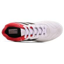 100% Genuine Leather Football Boots - Sturdy Stitched Cleat Field - Putih - View 3