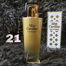 PERFUME MUJER-MISS CAROLINE-EAU DE PARFUM-100ML - Perfume clásico para mujer - Fragancia floral suave y duradera, ideal para uso diario