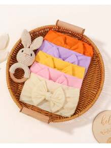22 piezas/Set Diademas de bebé de varios colores, diademas de nailon suave y anchas con lazos, accesorios para el cabello de niñas para recién nacidos, bebés, niños pequeños y niños (22 colores diferentes) Amor San Valentín