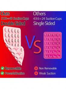 Strong Grip Silicone Phone Case With Double-Sided Suction Cup Stand - Hands-Free Stand, Suitable For Selfie And Video, Durable Phone Accessory Compatible With IPhone, Android Phone, Gift For Birthday, Family, Friends Phone Holder, Phone Stand, Phone Accessories