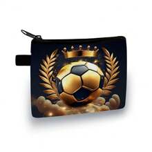 Coin Wallet In Colourful-Red/Blue/Black Festive Astronaut Printed Coin Wallet - Casual Style, Polyester Material - Multicolor - View 16