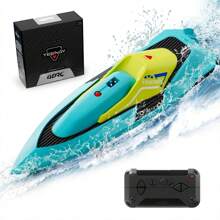 2025 Gray Remote Control Boat 20+ MPH 2.4GHz Racing Boats RC Boat 1~2 Batteries Children's Gifts, Birthday Gifts, Holiday Gifts - Multicolor - View 8
