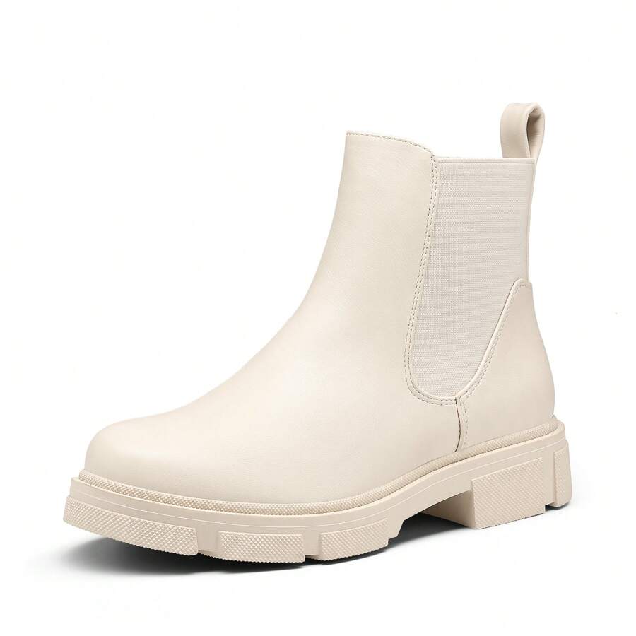 Women's Boots Chelsea Ladies Boot Pull On Fall Fashion Walking Ankle Booties