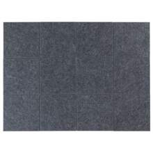 YUNRUX 12pcs Dark Grey High Density Acoustic Panels Sound Absorbing Wall Panels - Dark Grey - View 5
