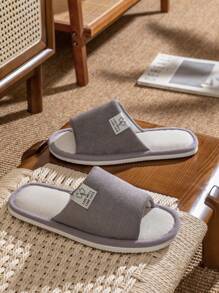Unisex Indoor Home Slippers, Soft Bottom Comfortable House Slippers For Bedroom, Living Room, Office, Wood Floor, Suitable For All Seasons
