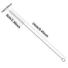 مجموعة فرشاة تنظيف مصاصات الأكواب، فرشاة أنبوبية ضيقة بشعيرات نايلون لتنظيف مصاصات الشرب القابلة لإعادة الاستخدام، تناسب الأكواب سعة 40/30/20 أونصة، منظفات أنابيب مرنة لمصاصات الشرب والفوهات، فرش تنظيف متينة ومقاومة للصدأ، سهلة الاستخدام والتنظيف، مثالية للمصاصات المصنوعة من الفولاذ المقاوم للصدأ والبلاستيك والسيليكون، تنظيف عيد الأضحى - متعدد الألوان - مشاهدة 15