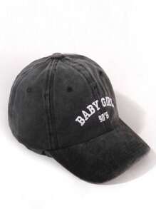 1pc Women's Casual Adjustable Soft Top Baseball Cap, Light Gray - Light Grey - View 4