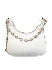 1pc Fashionable & Versatile Rhinestone Bag Chain Extension Y2K - Multicolor - View 6