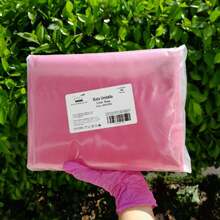 Disposable Pink One Size Spa Gown Pack Of 10 Pieces - Pink - View 2