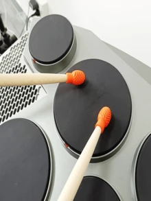 1 对鼓棒硅胶套，7A 5A 鼓棒保护套，鼓静音降噪硅胶套 - 彩色 - 查看 4