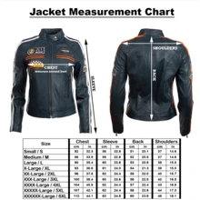 AVIATRIX Women Real Leather Racing Biker Jacket QOOC - Red - View 5
