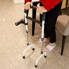 1pc Elderly Bedside Bed Guard Rails Punch Free Wake Up Booster, Armrest Beside The Bed Bathroom Elderly Assisted, Get Up Aids, Easy Riser Bed Rail Assist Bar Handle With Storage Pouch - màu đen - Xem 11