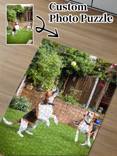 1 Pic ,Customized Paper Jigsaw Puzzle, DIY Personalized Photo Portrait Puzzle, Birthday Gift, Personalized Puzzle Memento For Special Occasions, Room Decoration Ornamental Exquisite Personalized Gifts, Custom Puzzles From Photos, Ideal For Weddings, Fall/Autumn/Winter, Housewarming, Bedroom/Living Room, Custom Toy, Personalized Toys, Custom Gifts, Puzzle, Guy Toys, Custom Gift, 1000-Piece Jigsaw Puzzle, Jigsaw Board.