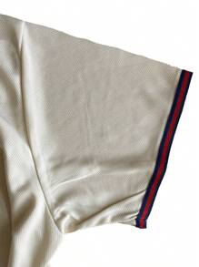 Men's Embroidery Baseball Jersey 3 Beige Casual Short Sleeve V-Neck Button T-Shirts Party Sports Top