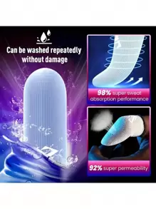 4pcs(2 Pairs) Gaming Finger Sleeves With Metal Case, Breathable Finger Caps For Phone Game Touch Screen Controls