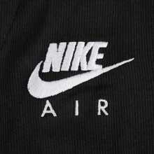 Nike 2025 女款长袖拉链上衣针织无领T恤 TFD2377-010 - 黑色 - 查看 5