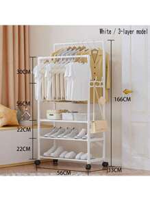 1pc Versatile Multifunctional All-In-One Shoe & Hat Rack, Stylish Home Bedroom Storage Organizer, Efficient Clothes Drying Rack For Space-Saving Solutions, Perfect For Seasonal Wardrobe Changes, Ideal For Organizing Footwear And Accessories, Enhances Home Decor With Modern Design, Great For Small Spaces, Perfect Gift For Housewarming Or Holidays, Elevate Your Home Organization Game Today!