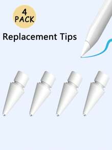 4 Packs Colorful Replacement Tips Compatible With Apple Pencil 2nd Generation, Apple Pencil 1st Generation, Apple Pencil Pro & Apple Pencil USB-C Pen Like Nibs - Multicolor - View 13