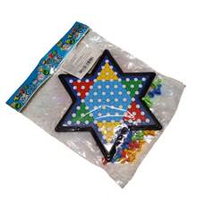 Mini juego de mesa damas chinas portátil en 4 colores con dado juego de mesa educativo para niños y adultos entretenimiento clásico para reuniones actividades escolares y desarrollo de habilidades - Multicolor - Ver 6