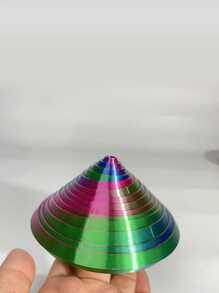 Placă cu spirală nebună imprimată 3D, artă 3D colorată, spirală 3D cu vibrații infinite, cadou drăguț de vacanță pentru Crăciun, Ziua Recunoștinței, Ziua Îndrăgostiților, Anul Nou