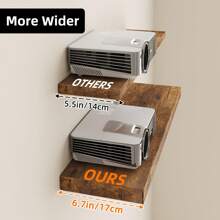 Tomnk 2pcs 22in Bookshelves, Floating Shelves For Wall, Shelves Wall Mounted Shelf With Invisible Bracket For Bathroom, Living Room, Bedroom, Kitchen, Office Decor, Room Decor, Home Decor - Nhiều màu - Xem 7