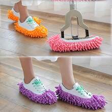 5 Pairs Slipper Shoe Covers,Soft Washable Reusable Microfiber Foot Covers For Cleaning Slippers In Bathroom,Kitchen,Bedroom - 5 cặp - Xem 5