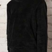 ***Check The Measurements Carefully*** Children's Pajama Set/Fleece Ultra Soft/Boy, Unisex. - Hitam - View 3