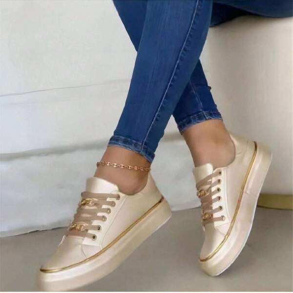Women's Low Top Canvas Sneaker +Memory Foam+Womens Shoes