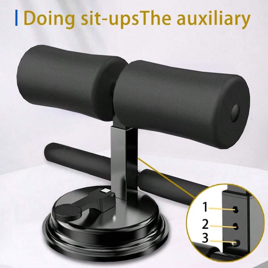 1pc Sit-Up Aid, Portable, With Adjustable Support, Adjustable Height, With Elastic Cord, Auxiliary Strength, Suitable For Home Gym