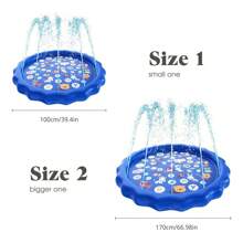 1 pièce Piscine pour bébé pour apprendre, tapis de jeu extérieur avec gicleur "De A à Z" pour bébés et tout-petits de 1 à 3 ans