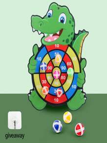 Interactive Parent-Child Darts Board & Target, Sticky Balls Throwing Toys, Indoor/Outdoor Creative Animal Random Color - Tender - View 5
