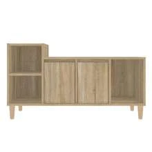 vidaXL Mobile per TV Rovere Sonoma 100x35x55 cm Legno Multistrato - Castano - Visualizzare 4