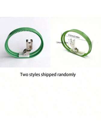 1 台缝纫机，适用于人造革和薄面料，兼容涂层针织物，配有可调节压脚、缝纫机配件和缝纫工具。