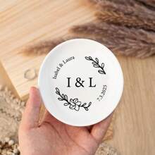Customized Wedding Ring Dish, Personalized Engagement Gifts, Initial Ring Dish, Gifts For Couple, Ring Holder Dish, Valentine's Day Gifts